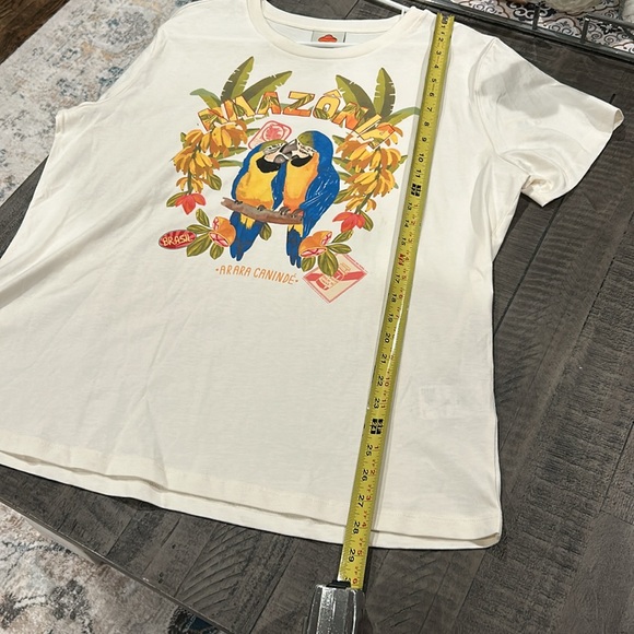 FARM Rio Amazonia tropical 100% cotton women t shirt - Picture 10 of 15